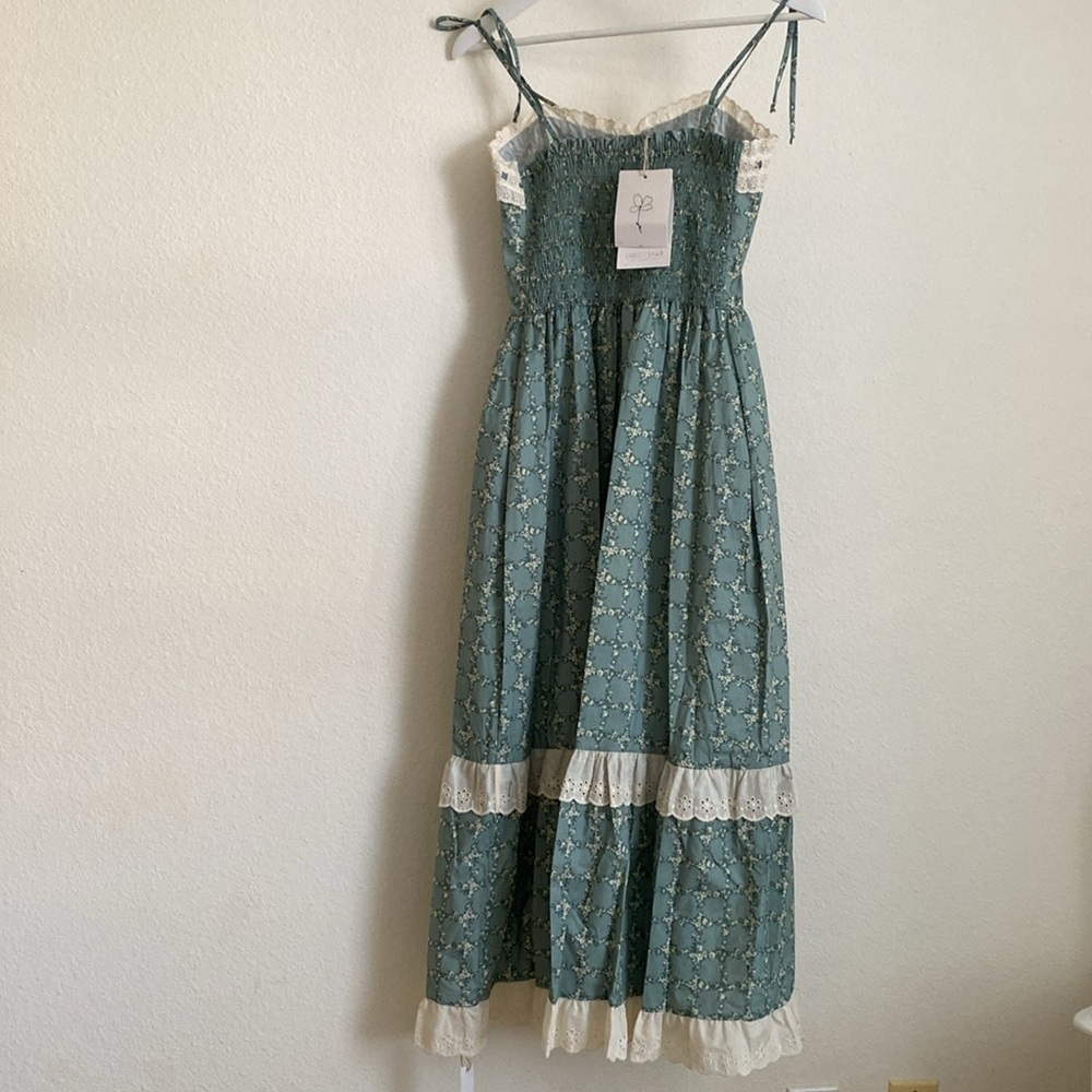 ⚡️SALE! Christy Dawn EMMA🎀Dress EUC! In Sage Trellis! Size Small! - Picture 10 of 15
